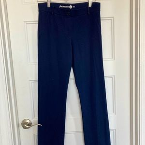 Dress yoga pants. Navy blue